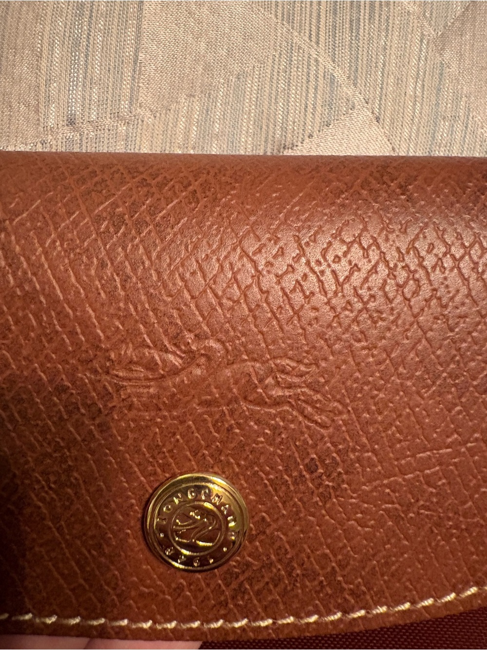 Burgundy Longchamp Large Le Pliage Tote - Picture 3 of 12